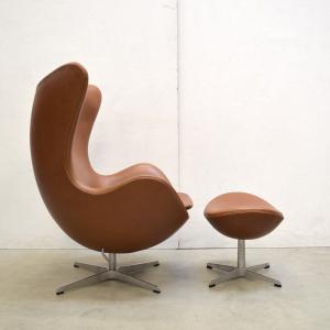 Arne Jacobsen Egg Chair Cognac Fritz Hansen Interior Aksel Aachen London Paris Design Furniture 