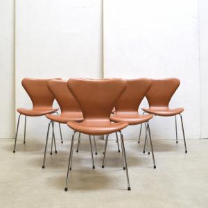 Arne Jacobsen Series 7 Chair 3107 Walnut Cognac Fritz Hansen Interior Aksel Aachen Paris Design Sale Buy