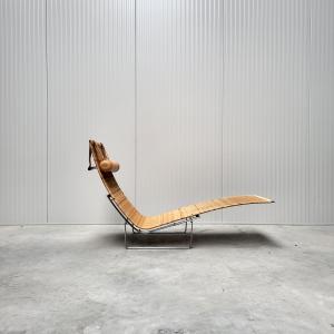 PK24 Wicker Chaise Chair Poul Kjaerholm Fritz Hansen Interior Aksel Aachen Design Sell Buy Vintage NY London Paris LA Monaco