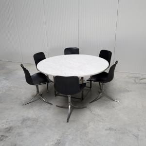 Pk54 Table & PK9 Chairs Poul Kjaerholm E Kold Christensen Vintage Early Edition Interior Aksel Aachen Design NY Paris LA Bruxelles Knokke
