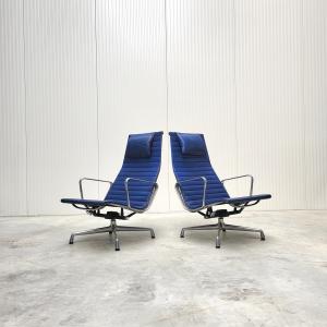 Vitra EA124 Lounge Chair Eames Interior Aksel Buy Sell Vintage Design Furniture Midcentury Collector NYC München Paris London