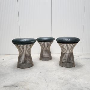 Warren Platner Stool Hocker Pouf Knoll Interior Aksel Design Classics Paris NY Amsterdam Monaco Dubai Qatar