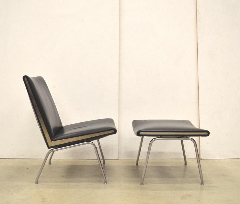 Hans Wegner CH401 Airport Chair Ottoman by AP Stolen Interior Aksel Aachen