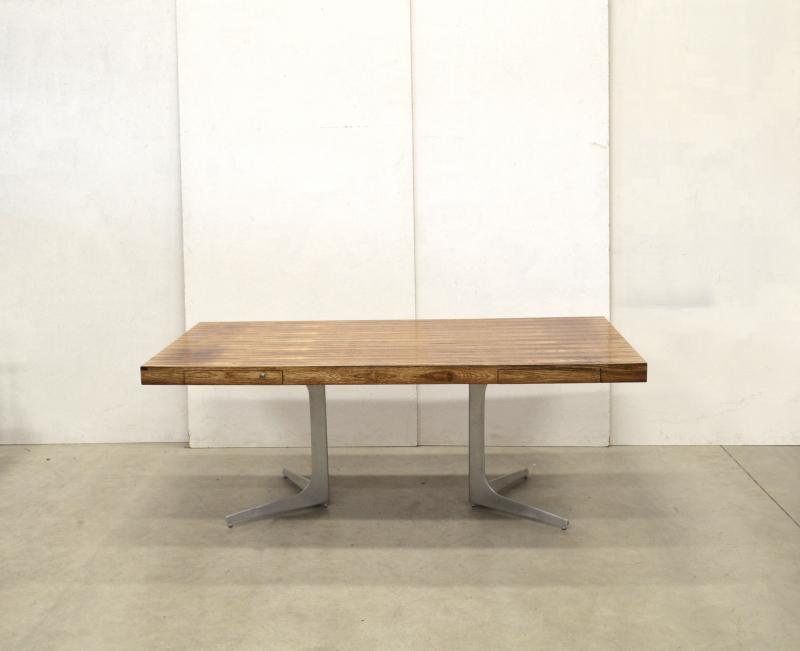 Executive Writing Desk Style of Herbert Hirche Holzäpfel Interior Aksel Aachen Design Classics Furniture Designer