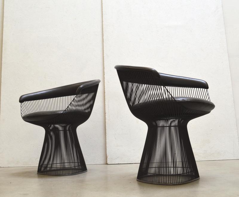 Bronze Warren Platner Armchair Sessel Knoll Interior Aksel Aachen Design Chairs Paris London