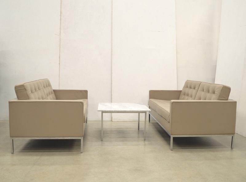 Florence Knoll Relax Sofa Knoll Studio Beige Sand Interior Aksel Design Classics Buy Sell Paris Italy France Amsterdam