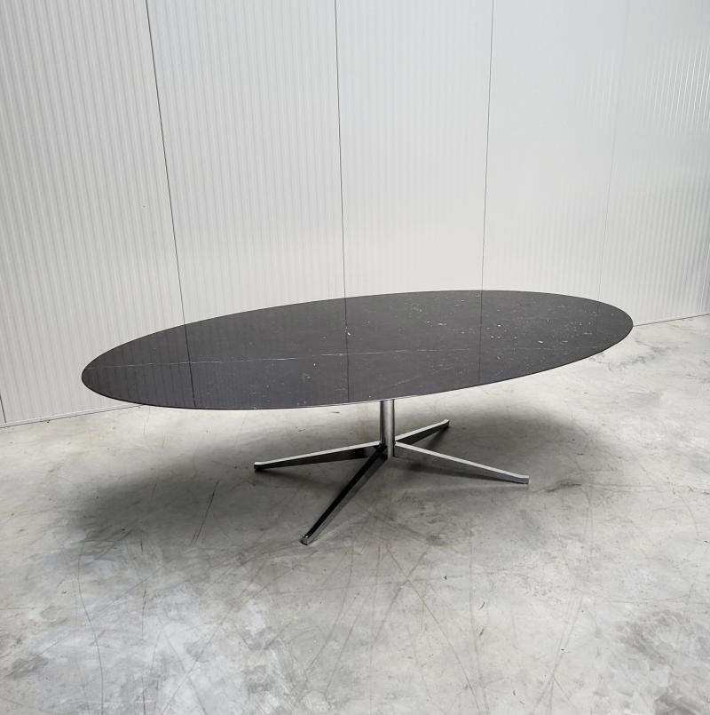Florence Knoll 244cm Knoll Table Marble Black Interior Aksel Design Classics Klassiker NYC München Bruxelles Amsterdam London